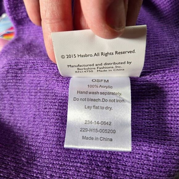 My Little Pony Rainbow Friends Girls Beanie Knit Stocking Cap Winter Kids Hat OS - Picture 5 of 5